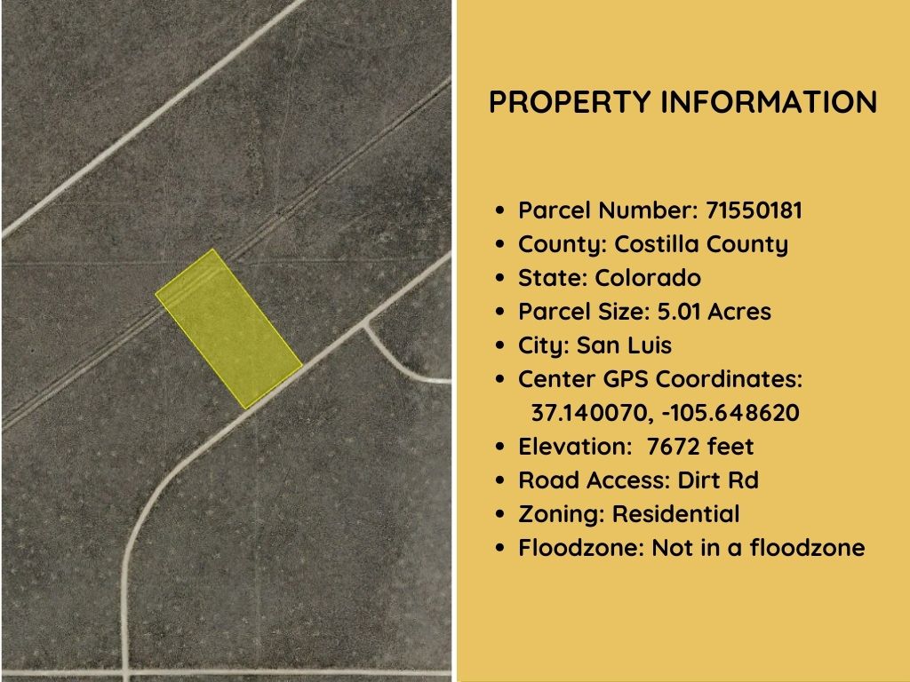 5.01 Acres with Boundless Potential in Costilla County