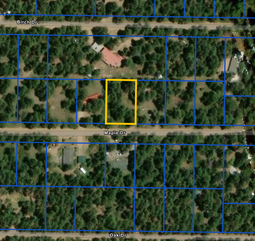 0.27-Acre Wooded Lot in Pueblo County, CO - $250/mo