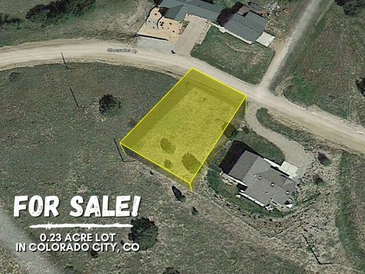 0.23 Acres in Pueblo County with Water, Sewer, Electric Available! - $300/month